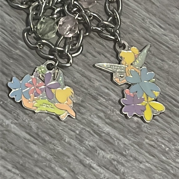 Tinker bell Tinkerbell Disney silver charm bracelet - Picture 6 of 8